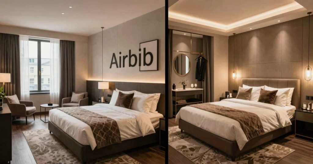 Airbnb ou love room : quelles différences pour une escapade à deux ?