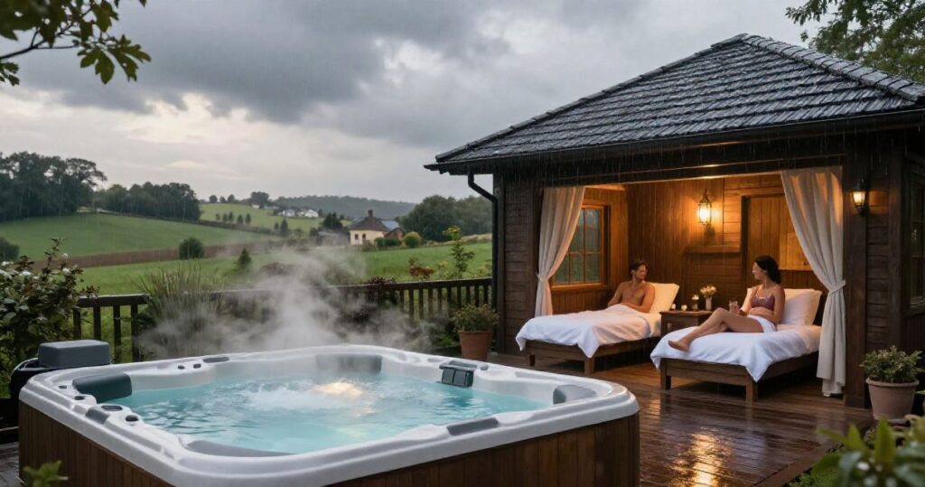 Météo belge et spa extérieur : les critères à vérifier avant de réserver